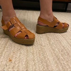 Castaner leather espadrilles platform sandals